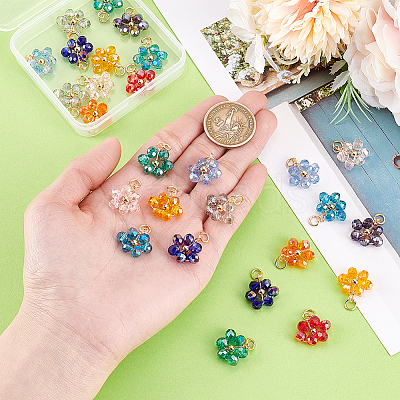 Glass Pendants PALLOY-PH01777-1