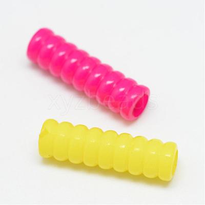Opaque Acrylic Beads SACR-T082-M-1