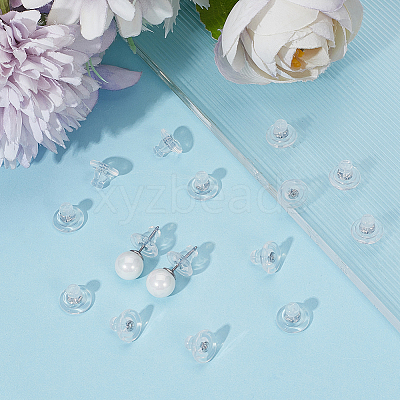 30Pcs Silicone Ear Nuts FIND-BBC0002-29P-1