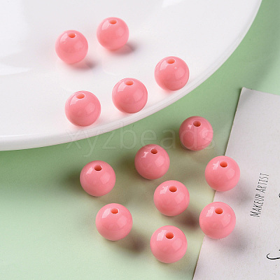 Opaque Acrylic Beads X-MACR-S370-C10mm-A04-1