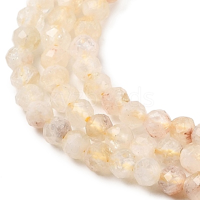 Heated Natural Citrine Beads Strands G-RM241221-B27-1