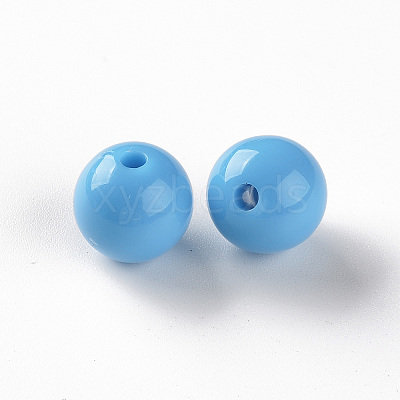 Opaque Acrylic Beads MACR-S370-C12mm-8-1