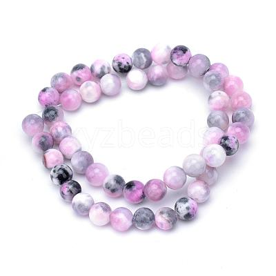 Natural Dyed Persian Jade Gemstone Bead Strands G-R271-6mm-XP13-1