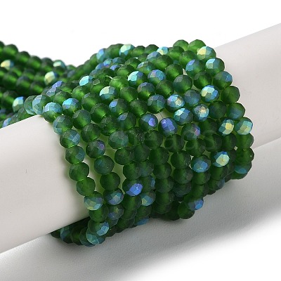 Imitation Jade Glass Beads Strands EGLA-A034-T3mm-MB24-1