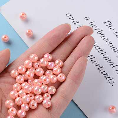 Opaque Acrylic Beads MACR-S370-D8mm-A12-1