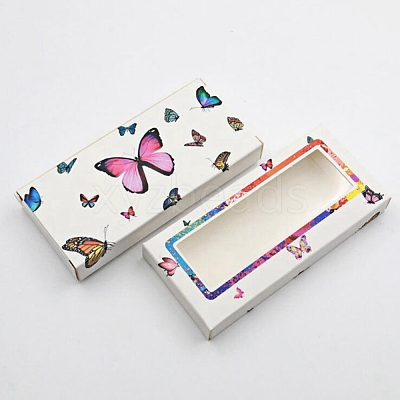 Foldable Creative Kraft Paper Box CON-WH0062-09A-1