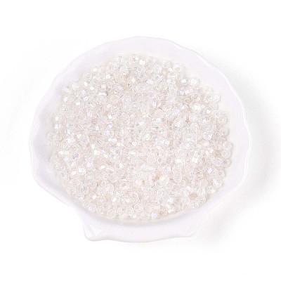Transparent Spray Painted Glass Beads LS-EGLA-N018-4mm-12-1