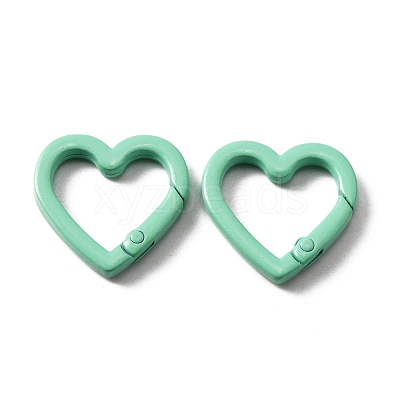 Zinc Alloy Spring Gate Rings FIND-WH0036-28B-1