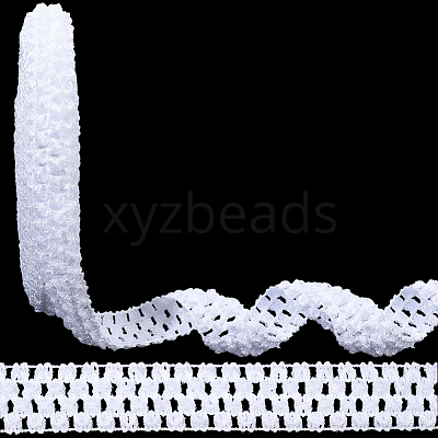 10M Elastic Polyester Ribbon Baby Headbands OHAR-GF0001-53B-03-1