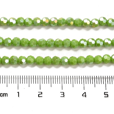 Opaque Glass Beads Stands X-EGLA-A035-P4mm-B15-1