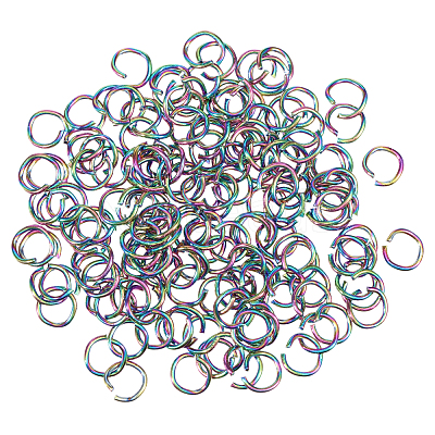 Ion Plating(IP) 304 Stainless Steel Open Jump Rings STAS-CA0002-21C-1