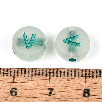 Luminous Frosted Acrylic Beads FACR-T008-02V-1