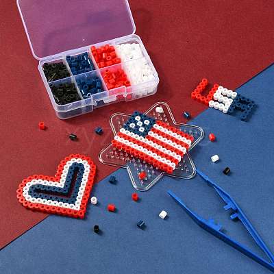 4 Colors DIY Fuse Beads Kit DIY-X0295-02C-5mm-1