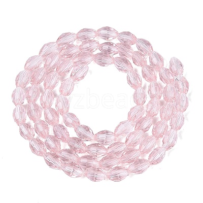 Transparent Glass Beads Strands GLAA-N071-01A-A03-1