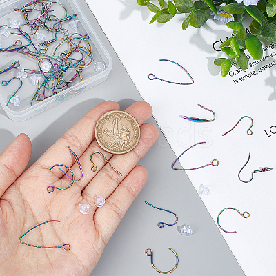 Earring Hooks Finding Kits STAS-CN0001-26-1
