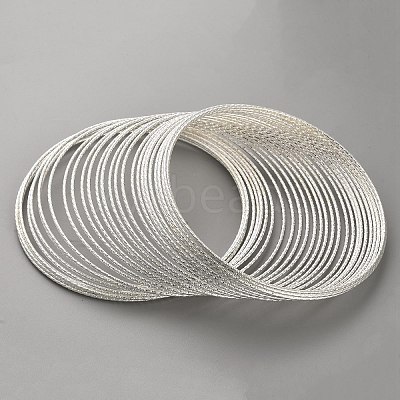 Textured Iron Memory Beading Wire for Wire Wrap DIY Jewelry Making FIND-WH0472-08S-1