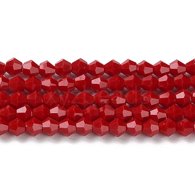 Opaque Solid Color Imitation Jade Glass Beads Strands LS-EGLA-A039-P4mm-D01-1