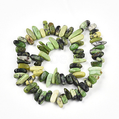 Natural Serpentine Beads Strands G-T140-62-1