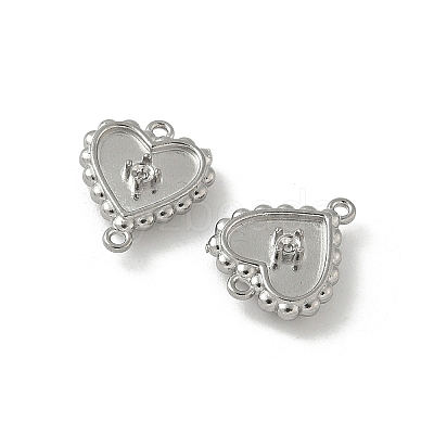 304 Stainless Steel Connector Cabochon Settings STAS-Z144-07P-1