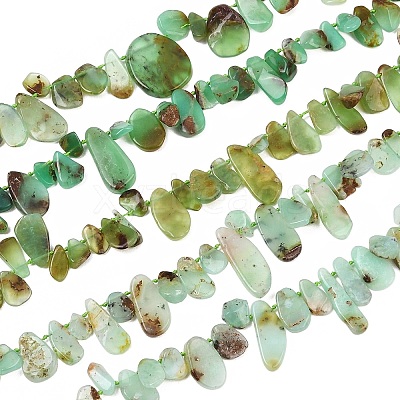 Natural Chrysoprase Beads Strands GG-CBA3D9B-14A-1