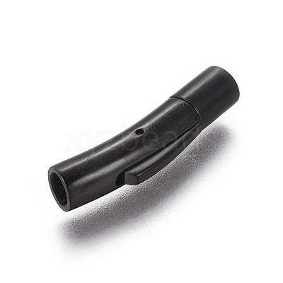 304 Stainless Steel Bayonet Clasps STAS-I013-4mm-B-1-1