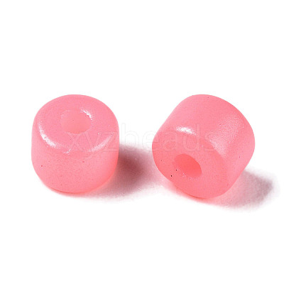 Opaque Baking Paint Glass Seed Beads SEED-T008-02H-1