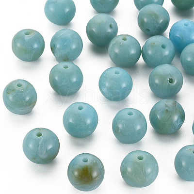 Round Imitation Gemstone Acrylic Beads OACR-R029-20mm-06-1