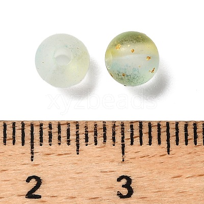 Frosted Transparent Acrylic Beads X1-OACR-F013-12H-1