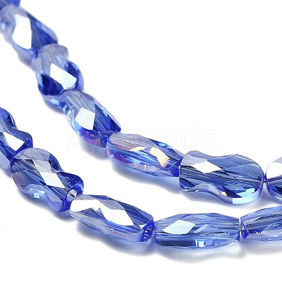 Electroplate Glass Beads Strands EGLA-P066-01A-AB05-1