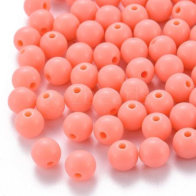 Opaque Acrylic Beads MACR-S370-C8mm-SS2109-1