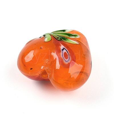 Handmade Bumpy Millefiori Glass Beads LAMP-N024-42C-1