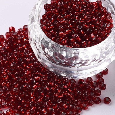 8/0 Glass Seed Beads SEED-US0003-3mm-25B-1