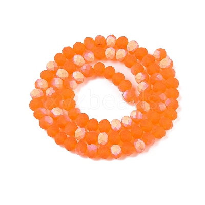 Transparent Glass Beads Strands EGLA-A044-T6mm-MB25-1