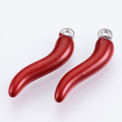 201 Stainless Steel Enamel Pendants STAS-Q231-01-1