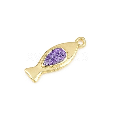 Brass Pendants KK-CBAAB9C-03G-01C-1