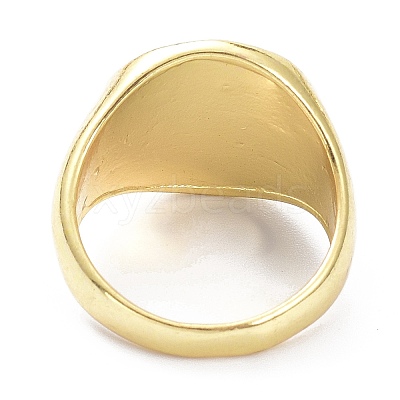 Pinwheel Pattern Alloy Enamel Finger Rings RJEW-Z008-15LG-C-1