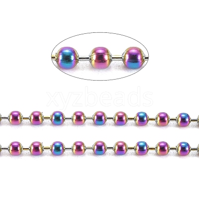 Ion Plating(IP) 304 Stainless Steel Ball Chains CHS-H013-04M-2.5MM-A-1