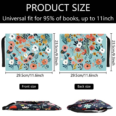 Polyester Book Cover AJEW-WH20043-009-1