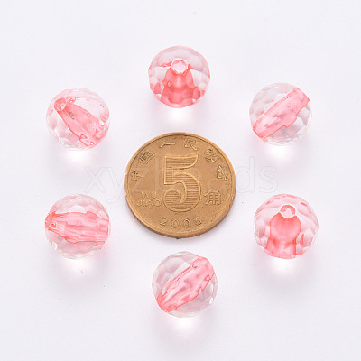Transparent Acrylic Beads TACR-S154-10A-52-1