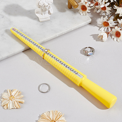 Plastic Ring American Size Sticks TOOL-WH0053-74-1