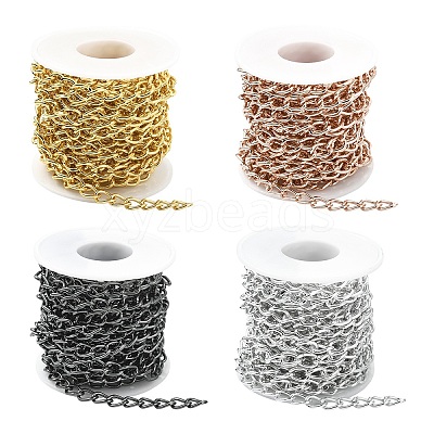 5M Aluminium Twisted Curb Chains CHA-YW0001-08G-1