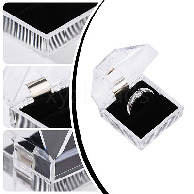 Transparent Acrylic Ring Storage Boxes FIND-WH0420-122B-1