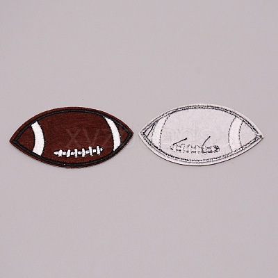 Polyester Computerized Embroidery Cloth Iron On/Sew On Patches DIY-TAC0001-36-1