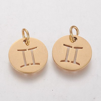 304 Stainless Steel Charms STAS-Q201-T445-3G-1