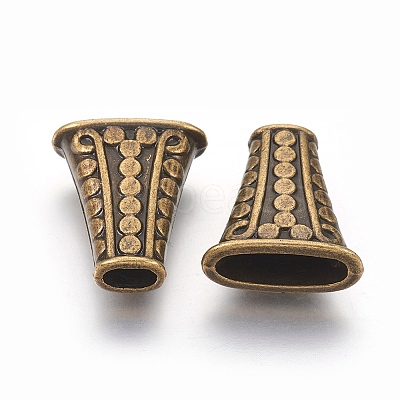 Tibetan Style Alloy Bead Cones X-MLF1281Y-1