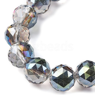 Transparent Electroplate Glass Beads Strands EGLA-N002-34E-F05-1