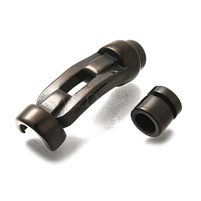 304 Stainless Steel Magnetic Clasps STAS-R140-08EB-1