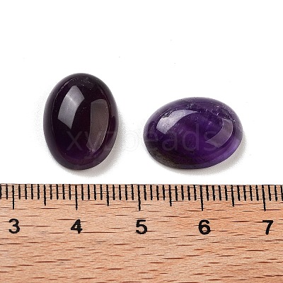 Natural Amethyst Cabochons G-G145-01B-17-1