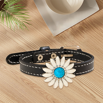 Leather Cord Bracelets BJEW-CL0001-44A-1