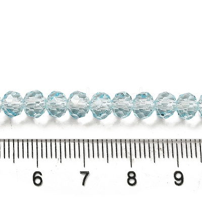Transparent Baking Paint Glass Beads X1-DGLA-A034-T6mm-D06-1